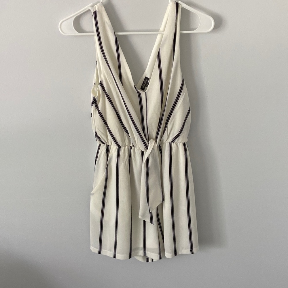 Lily Rose striped romper